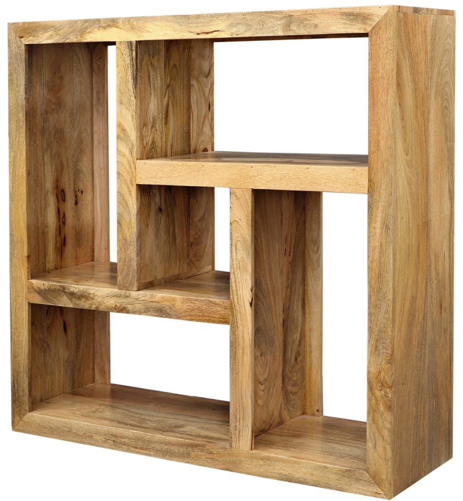 furniture-nabytek.cz - Police koupelna 110x110x35 z dreva mango