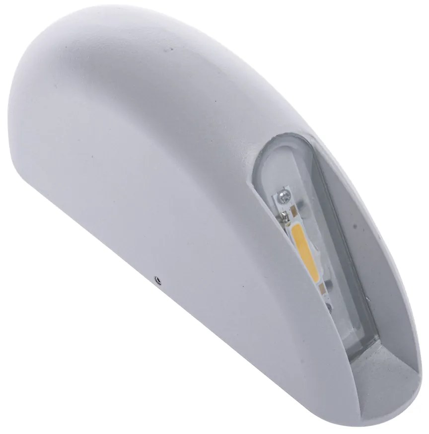 EUlight Exteriérové nástenné LED svietidlo Wall, 1x LED 3w, biela