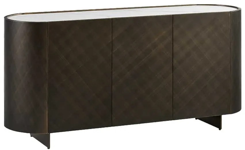 Dizajnová komoda Wilhelmina 150 cm bronzová