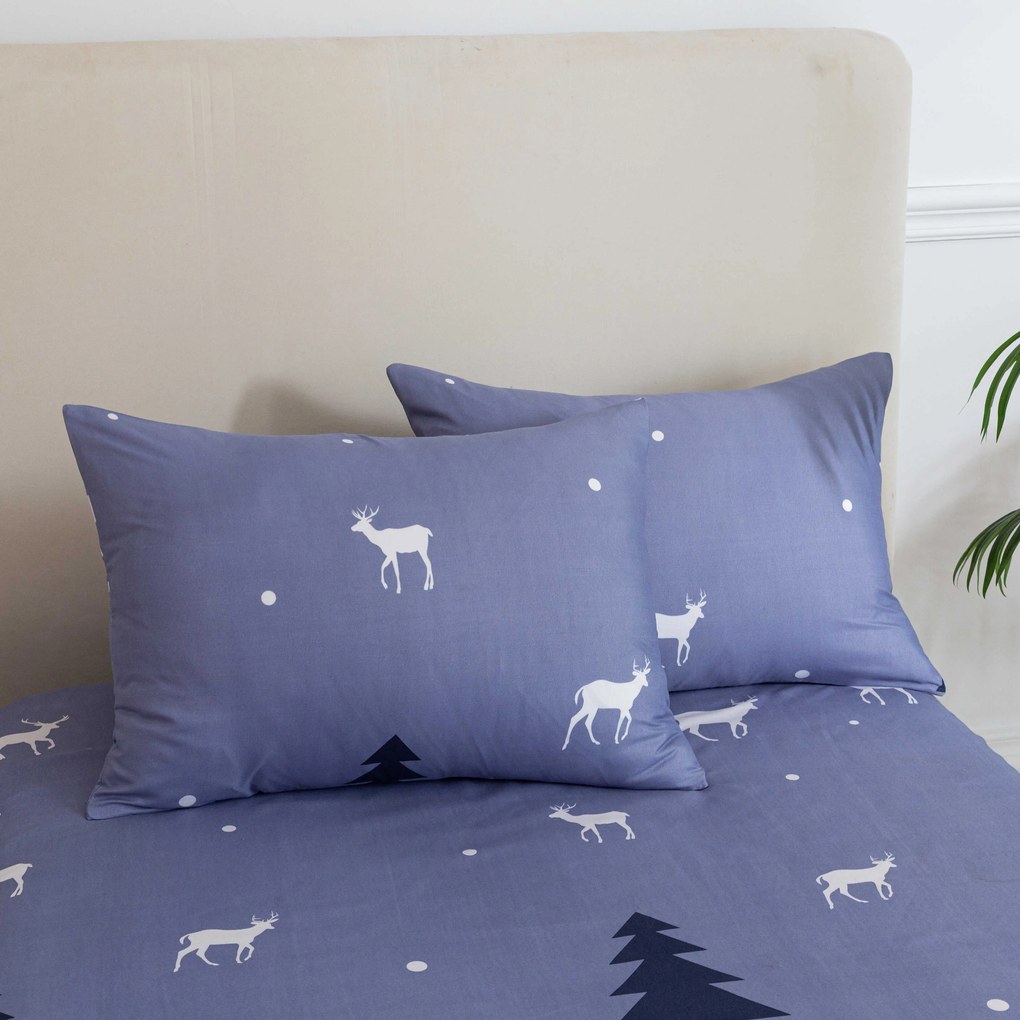 Plachta a obliečka na vankúš DEER AND TREE Rozmer: 50 x 70 cm | 140 x 240 cm