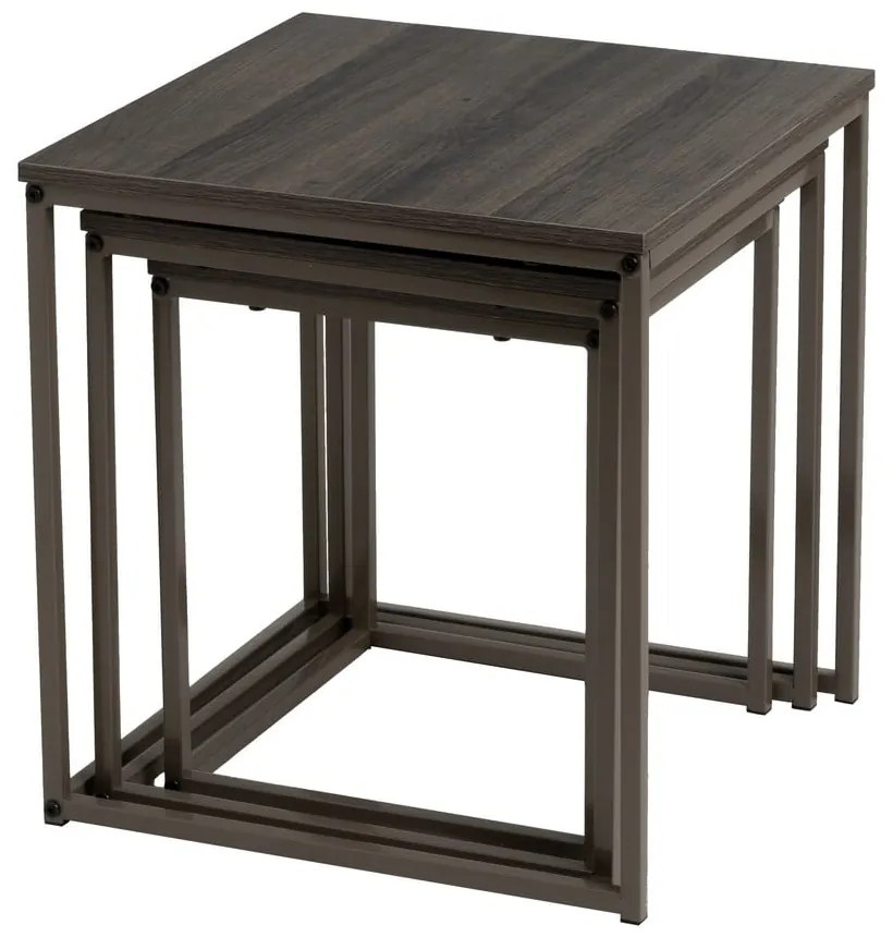 Odkladacie stolíky v súprave 3 ks 40x40 cm – Casa Selección