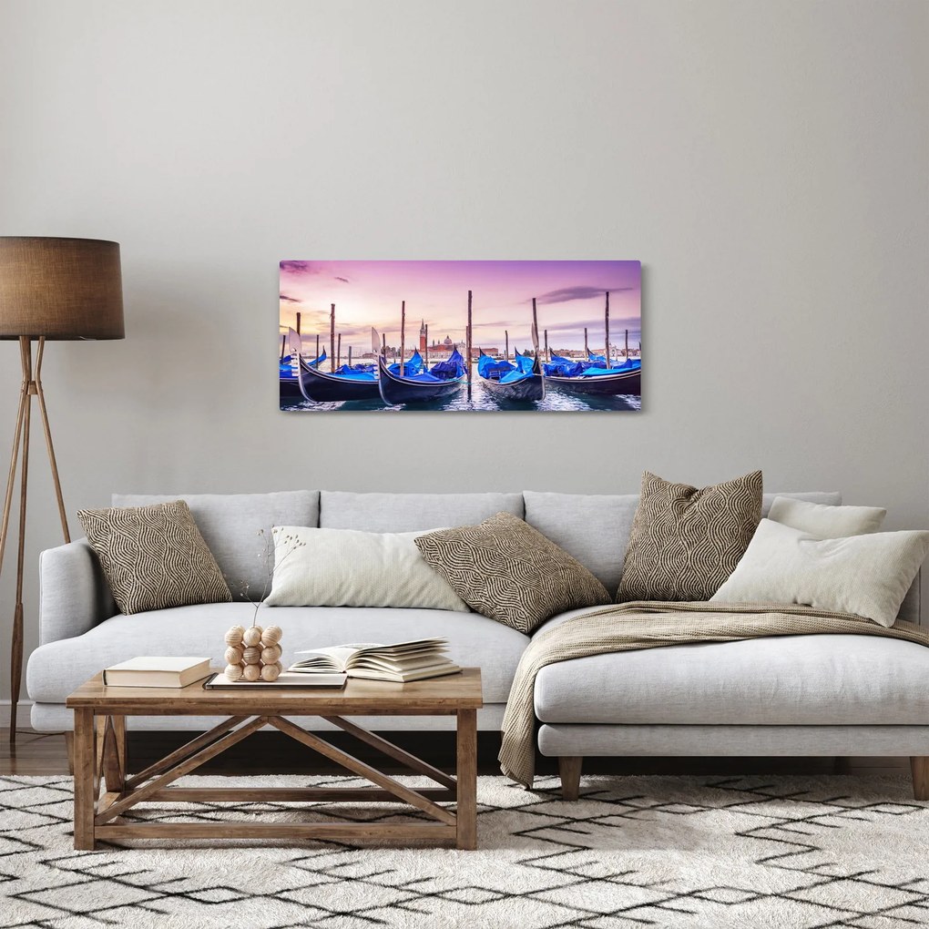 Obraz - Úsvit v Benátkach (120x50 cm)