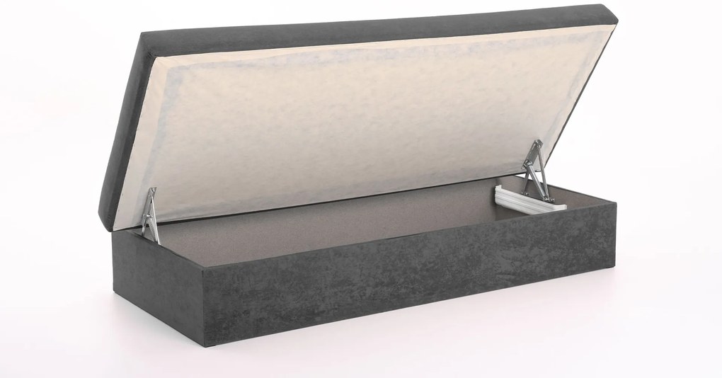 DREVONA Váľanda šedá molitanová JANA, Vento X81, Grey, 195x80