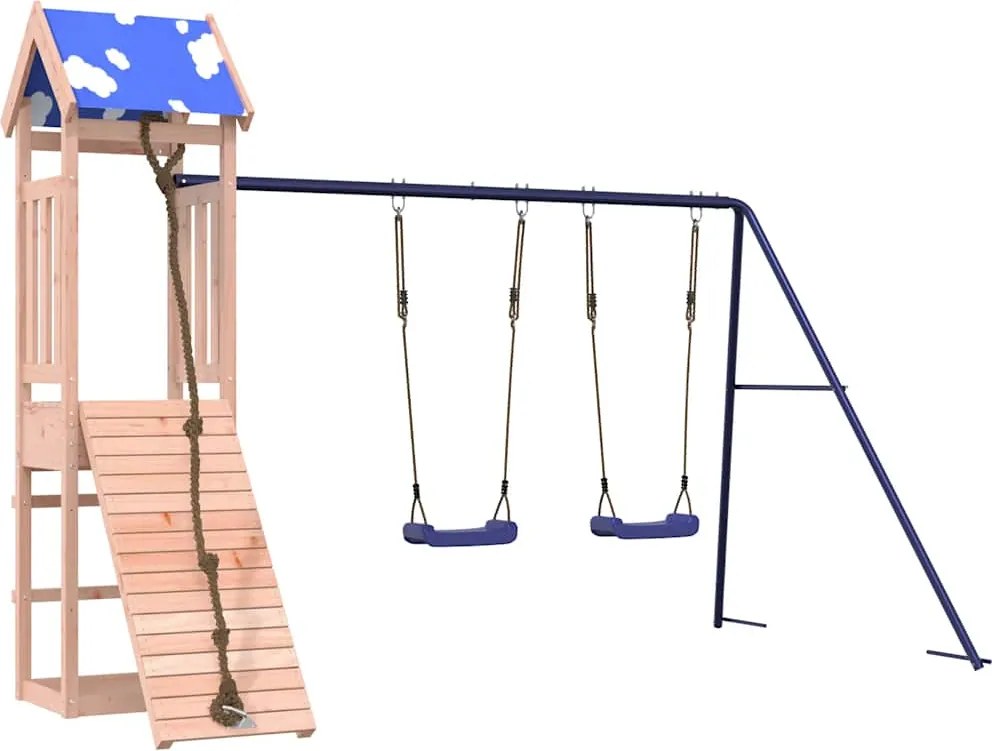 vidaXL Vonkajšia súprava na hranie drevo douglas