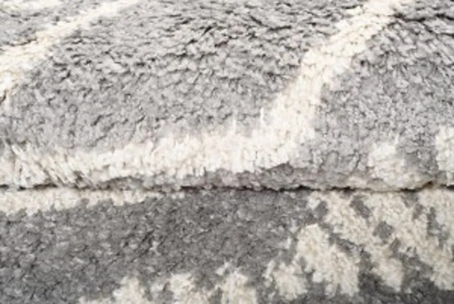 TA Koberec L225C TMAVOSIVÉ/BÉŽOVÉ BOHO KOLESO Rozmer: 200x200 cm