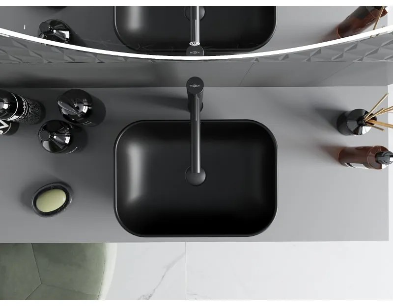 Mexen RITA umývadlo, 45x32 cm, čierna, 21084585