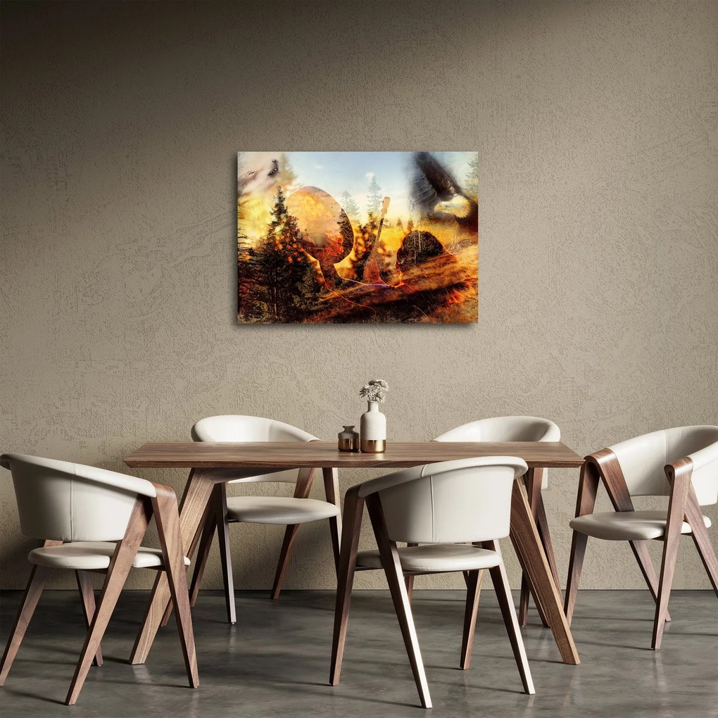 Obraz - Šamanský motív (70x50 cm)