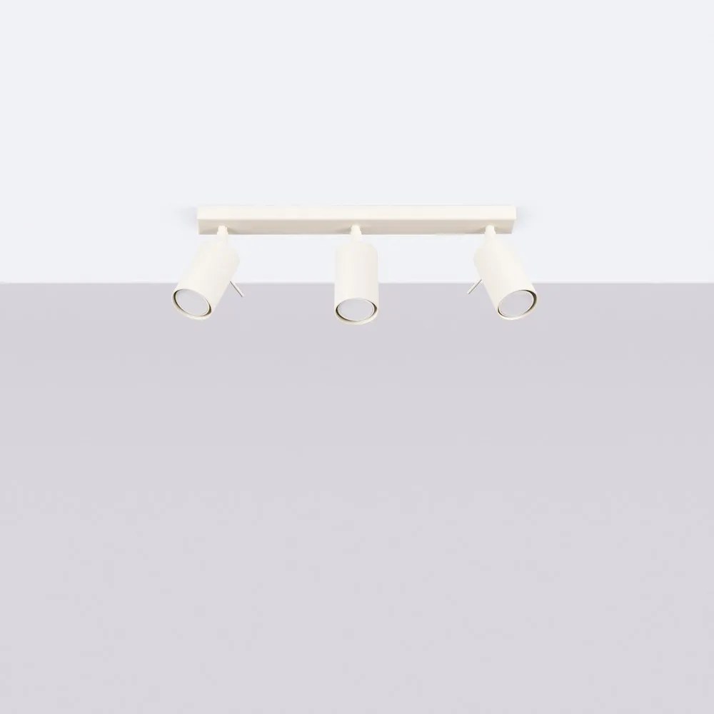 Krémovobiele bodové svietidlo 6x45 cm Etna – Sollux