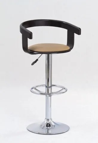 Barová stolička H-8  wenge Halmar třešeň -béžová