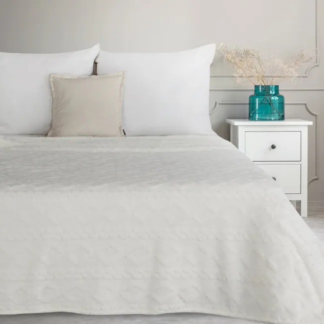 Deka D91 vrkoč biela