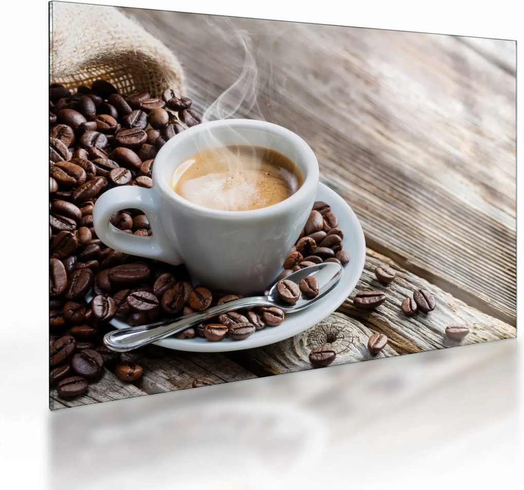 Sklenený obraz - Espresso (70x50 cm)