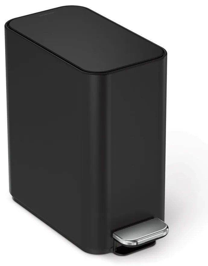 Pedálový oceľový odpadkový kôš 5 l – simplehuman