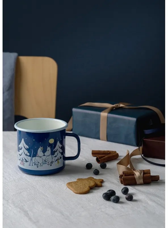Hrnček Moomin Starry Night 0,8l, smalt / modrý