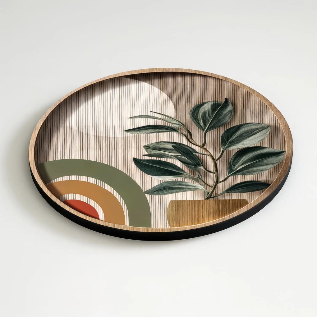 DUBLEZ | Dizajnový obraz z dreva - Rastlina