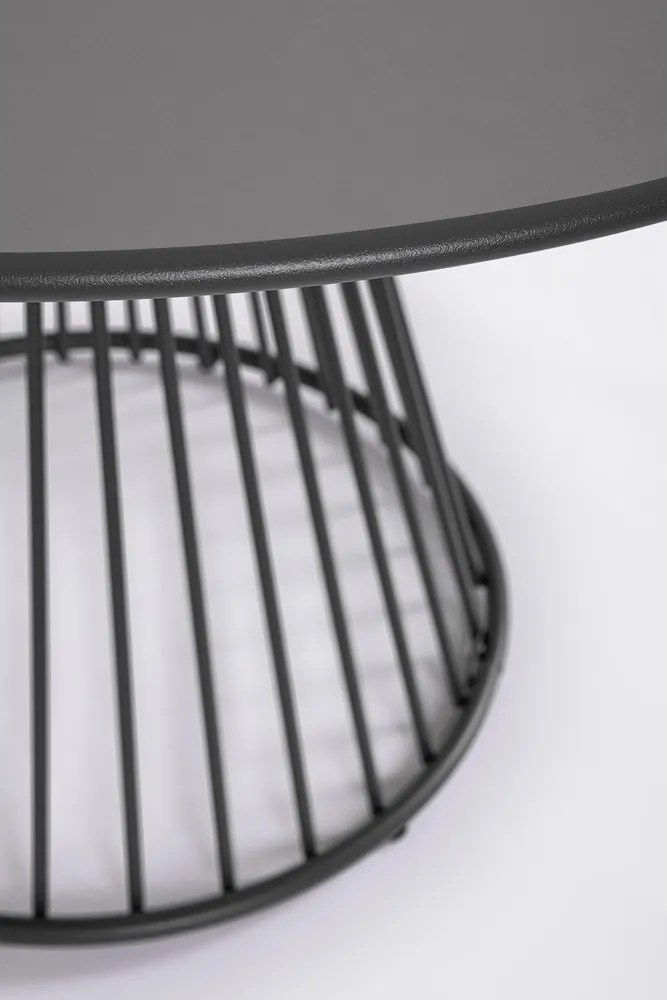 Oceľový okrúhly záhradný jedálenský stôl ø 120 cm Austin – Bizzotto