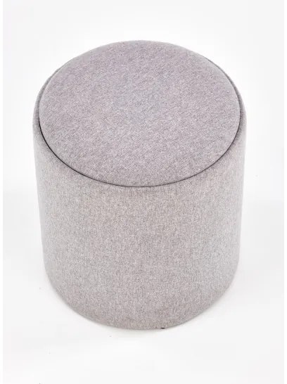 SADA 2× taburetov AVIKO priemer 38/45 cm sivá/béžová