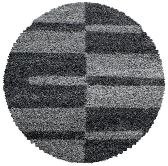 Ayyildiz Kusový koberec GALA 2505, Sivá Rozmer koberca: 120 cm KRUH