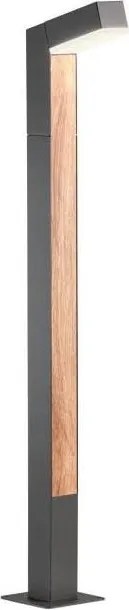Redo 90512 - LED Vonkajšia lampa WOODY LED/10W/230V IP54 antracit