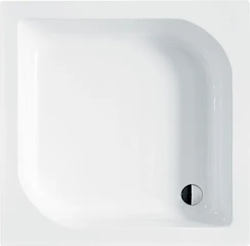 Besco Štvorcová sprchová akrylátová vanička ARES SQ 70x70 (80x80, 90x90) BESCO-Rozmery: 80x80