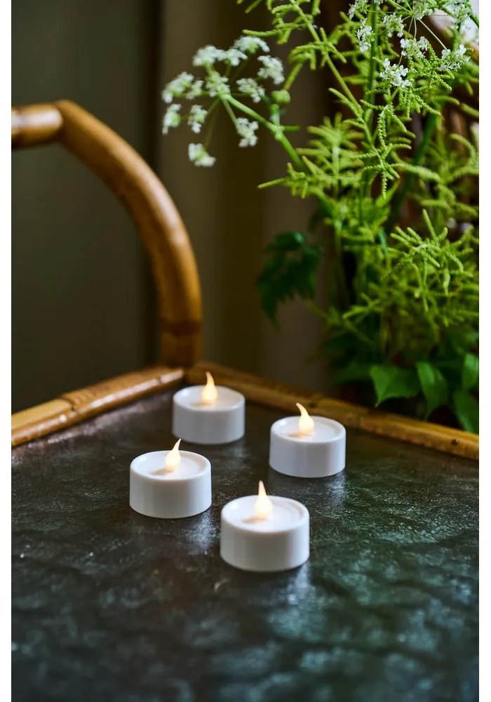 Biele svetelné dekorácie v súprave 4 ks Lone – Sirius