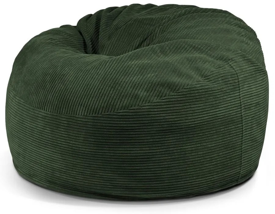 Zelený menčestrový sedací vak Om 110 – SLOWDOWN