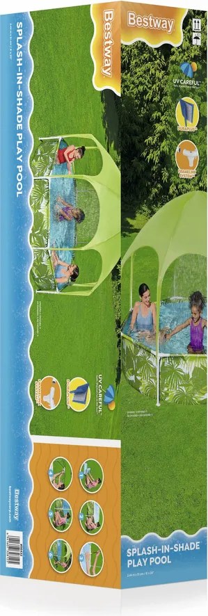 Detský záhradný bazén 244 cm x 51 cm Bestway 56432 Green