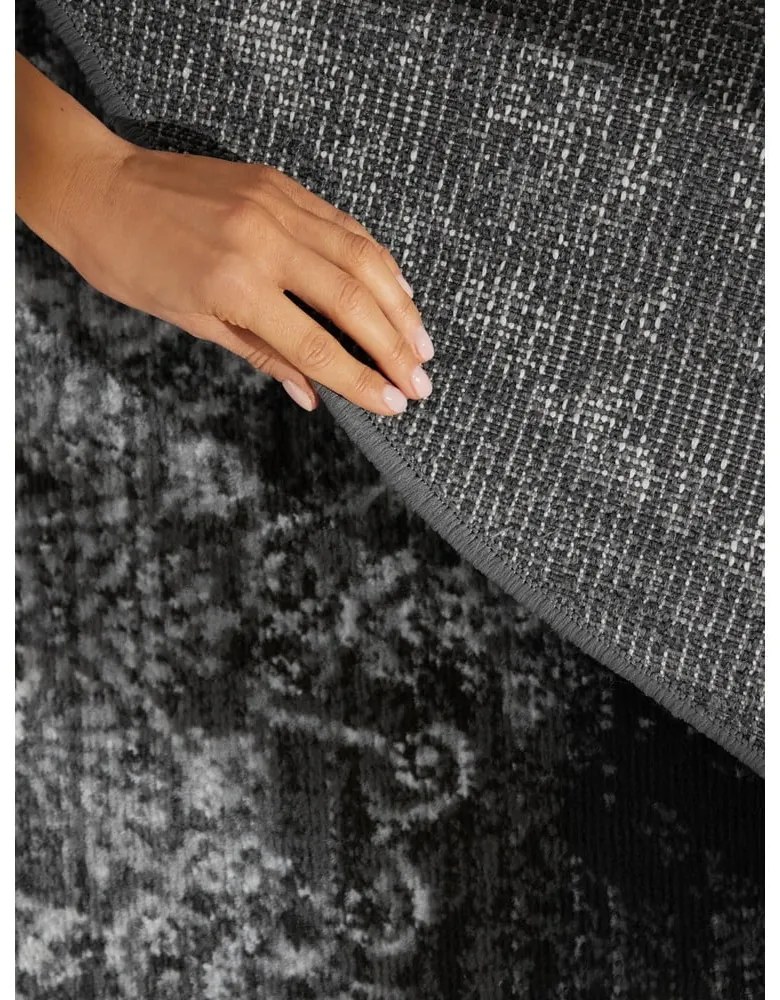 Sivý okrúhly koberec ø 160 cm Gloria Lydia – Hanse Home