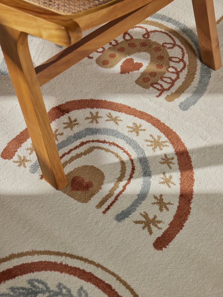 Hanse Home, Detský koberec Adventures 106415 Cream Multicolor kruh, 160x160 (priemer) kruh, viacfarebná, detská izba