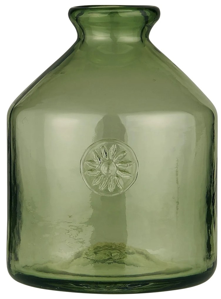 IB LAURSEN Sklenená váza Pharmacy Emblem Green Small