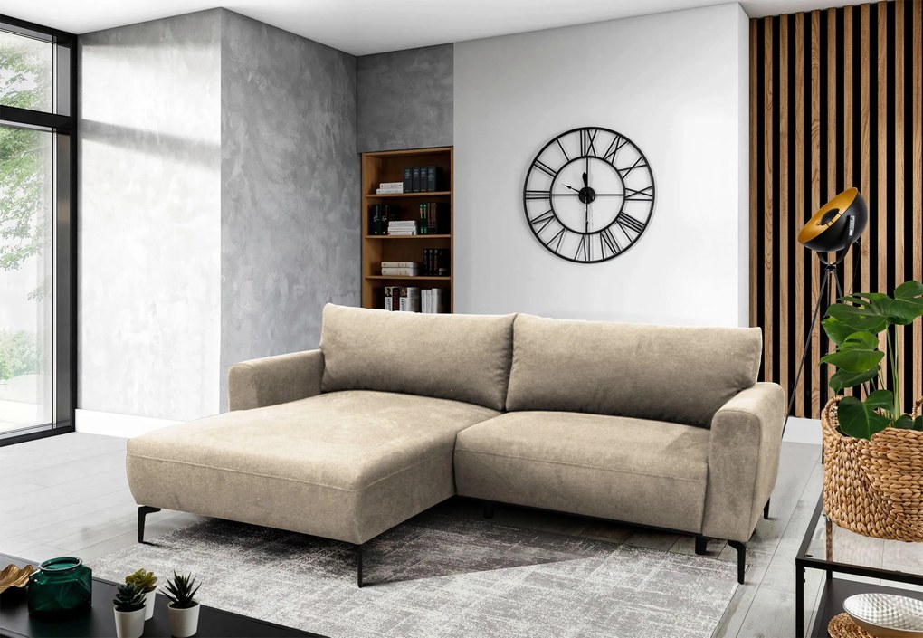 XXXLutz ROHOVÁ SEDAČKA, textil, béžová MID.YOU - Sedačky - 001574005602