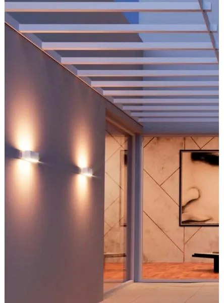 Redo 90095 - LED vonkajšie nástenné svietidlo PLANIT LED/10W/230V 3000K IP54 biela