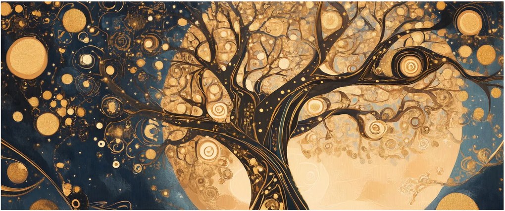Obraz – Surrealistický strom (120x50 cm)