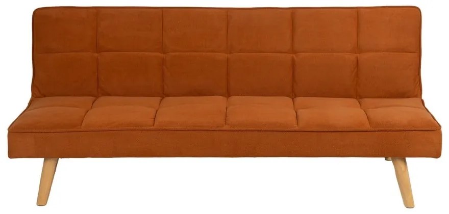 Ženilková rozkladacia pohovka v tehlovej farbe 175 cm – Ixia