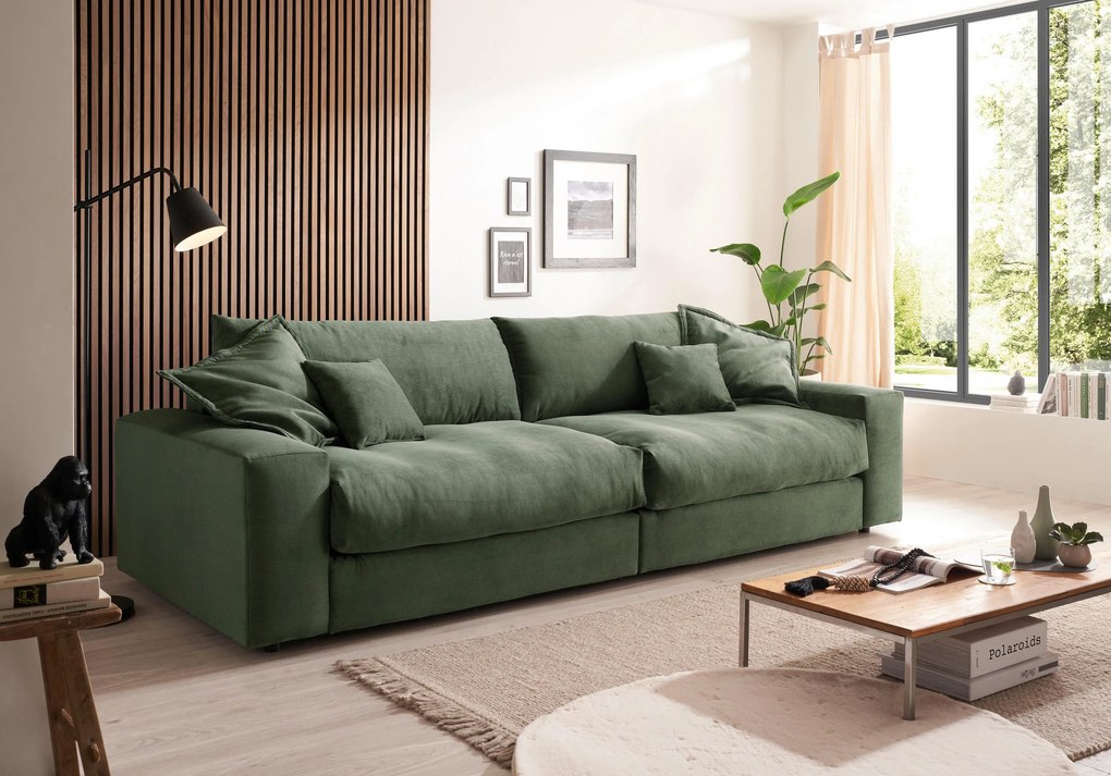 XXXLutz VEĽKÁ POHOVKA, textil, zelená P & B - Sedačky - 002220024211