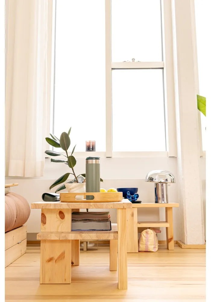 Odkladací stolík z borovicového dreva 34x45 cm Japan – Karup Design