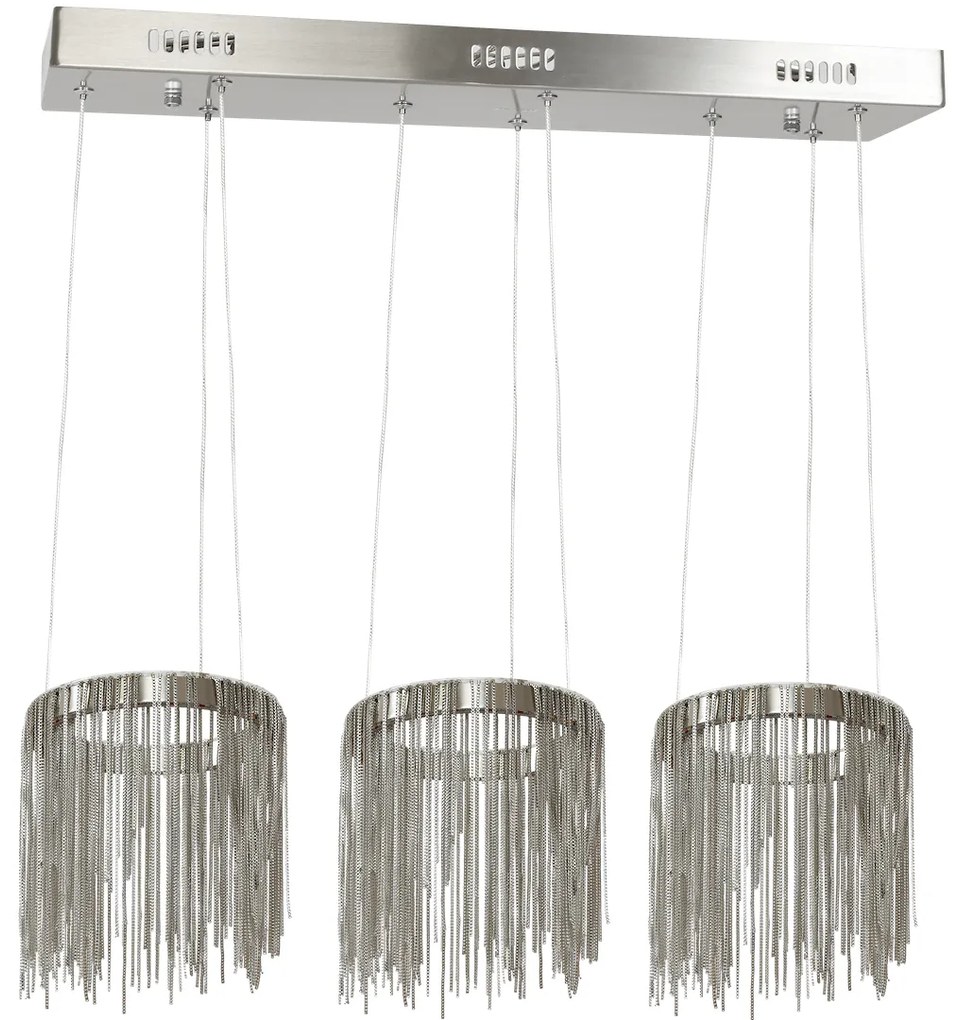 Závesné LED svietidlo Cascata, 1x LED 54w, 3000k, ch