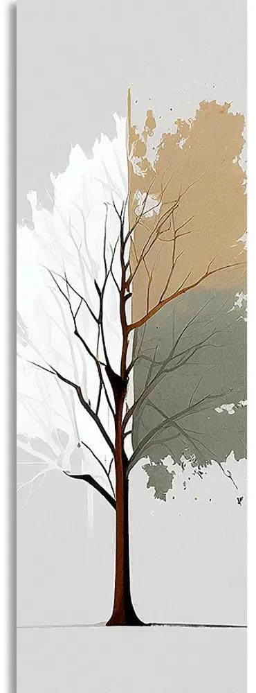 Obraz zaujímavý minimalistický strom Varianta: 40x120