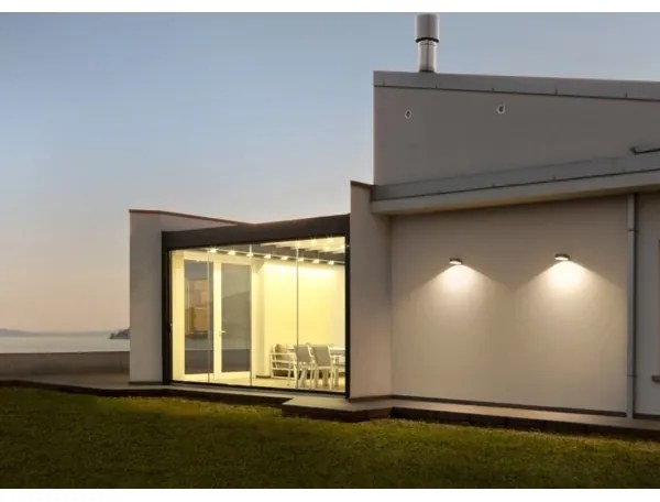 Redo 90046 - LED Vonkajšie nástenné svietidlo PHASER LED/12W/230V IP54