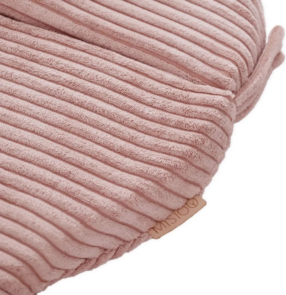 Kvetinová podložka 115x115x5cm, ružová, prémiový menčester