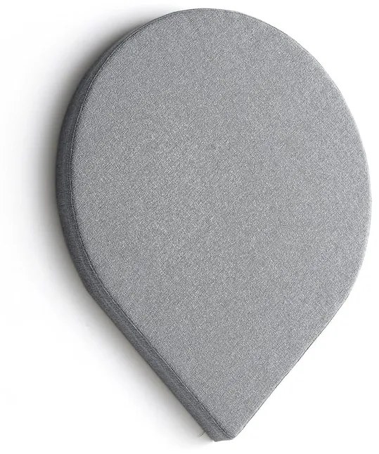 Akustický panel POLY, tvar kvapky, 965x800x56 mm, nástenný, svetlošedá