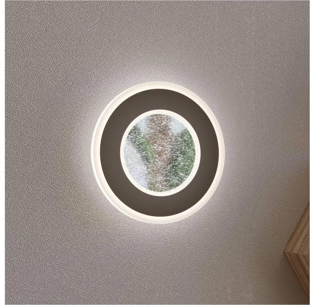 Eglo 901237 - LED Nástenné svietidlo MACCHIONI LED/12W/230V 4000K čierna