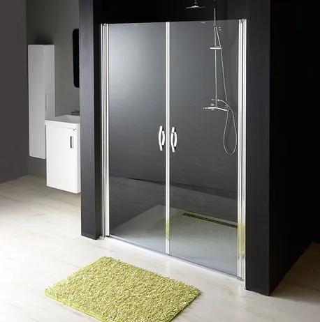 GELCO - ONE sprchové dveře do niky dvoukřídlé 1080-1120 mm, čiré sklo, 6 mm (GO2811)