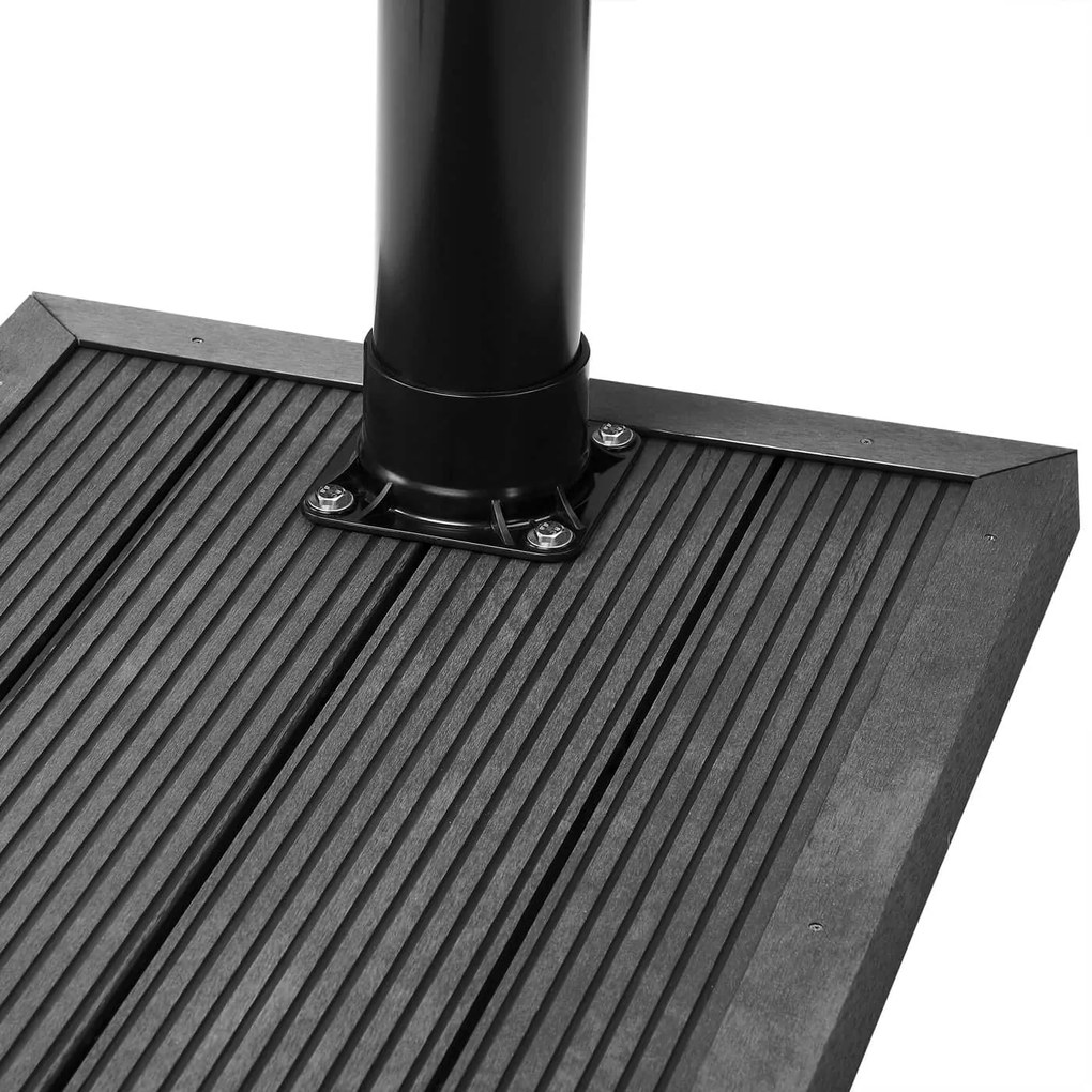 InternetovaZahrada Sprchová rohož 101x63x5,5cm - antracit