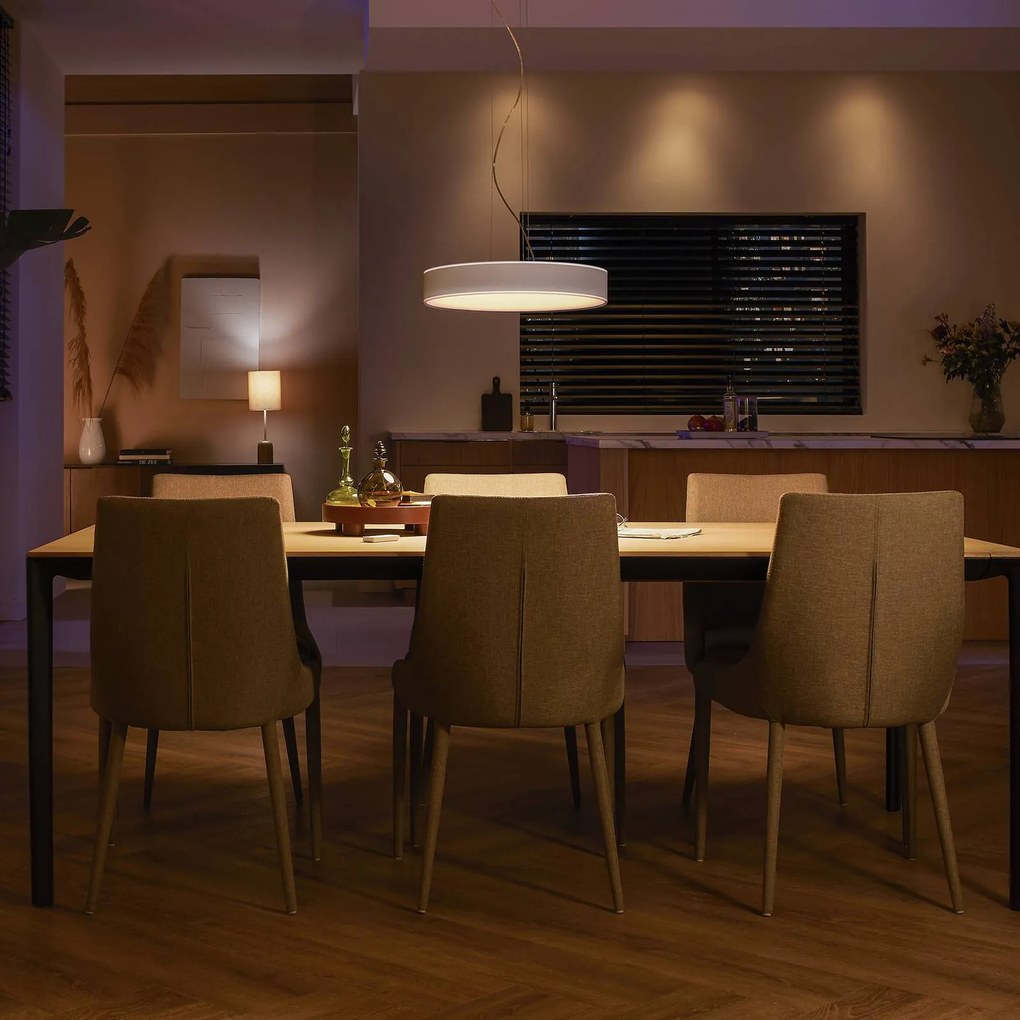 Philips Hue Enrave závesné LED svietidlo, biela