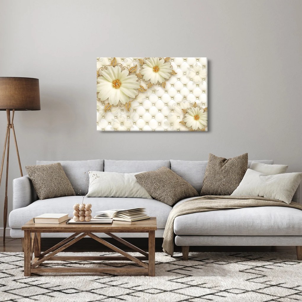 Obraz - Zlatá koláž (90x60 cm)