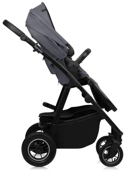 Lionelo - Kombinovaný kočík 3v1 AMBER PLUS šedý Graphite