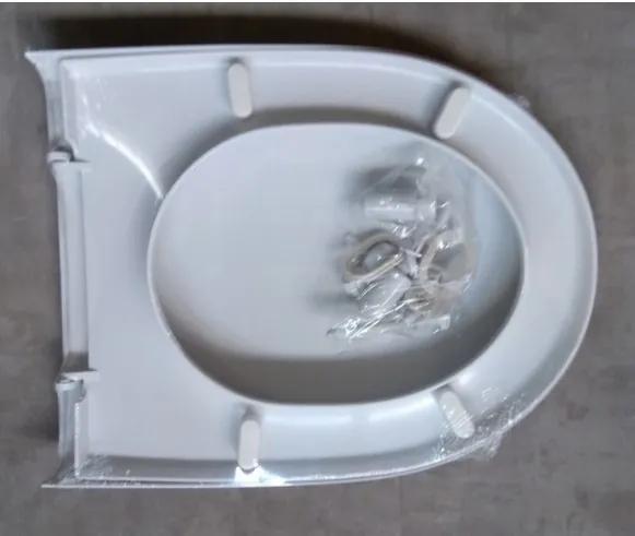 Cersanit Merida, toaletné sedátko pomaly padajúce z polyprepylénu, biela, K98-0084