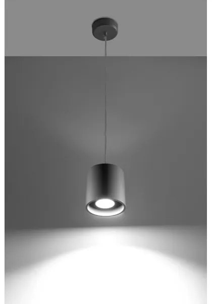 Luster na lanku ORBIS 1 1xGU10/40W/230V šedá