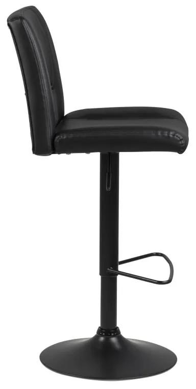 Dizajnová barová stolička Nerine, čierna