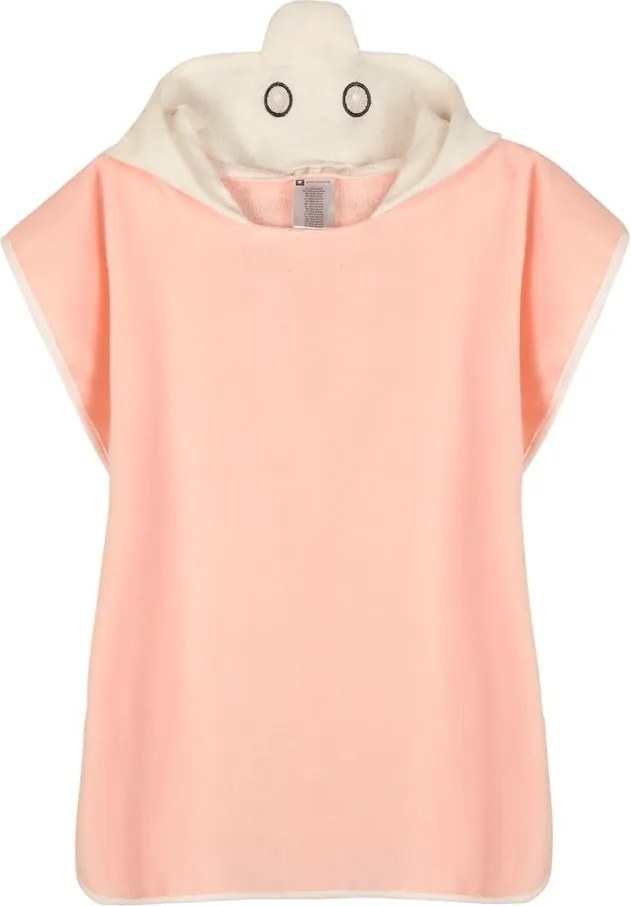 Ružové bavlnené detské pončo Lola – Good Morning